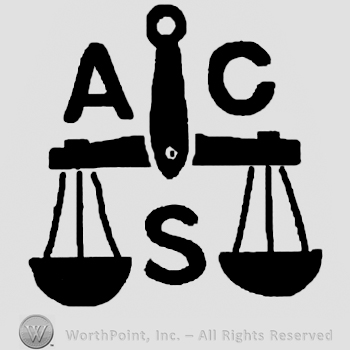 Uppercase A C S around a scale
