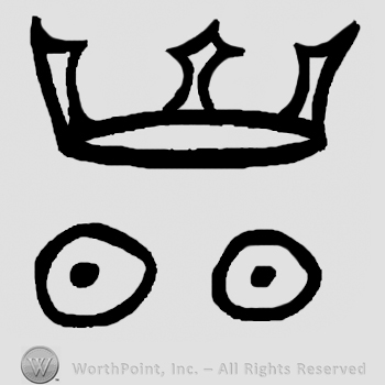 Crown over two eyes