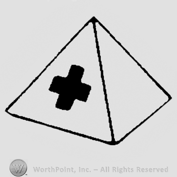 Cross on a pyramid