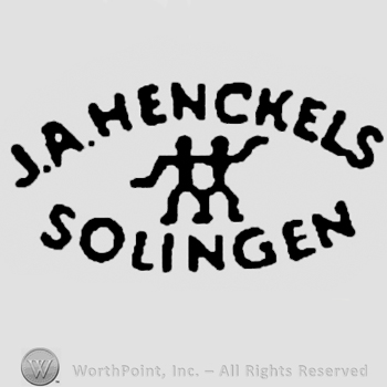 Twins and J.A. Henckels Solingen written with uppercase letters