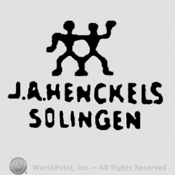 Twins and J.A. Henckels Solingen written with uppercase letters