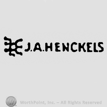 Twins and J.A. Henckels written with uppercase letters