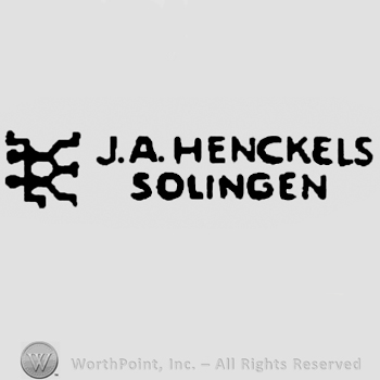 Twins and J.A. Henckels Solingen written with uppercase letters