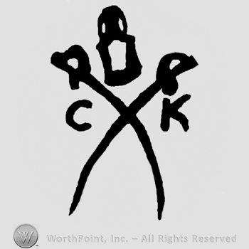 Lantern over crossed swords