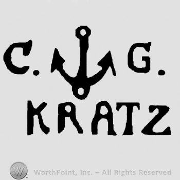 Anchor, uppercase C.G. Kratz