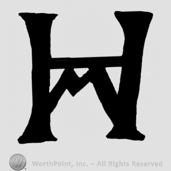 Entwined uppercase HM