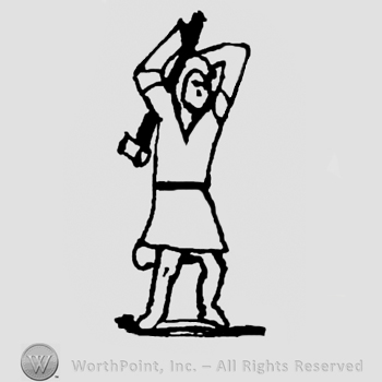 Workman swinging hammer