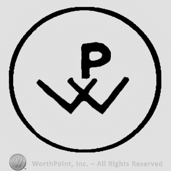 Uppercase P over uppercase W in a circle