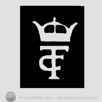 Crown over entwined uppercase CT