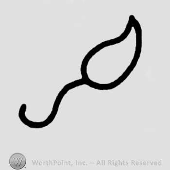Stylized tadpole.