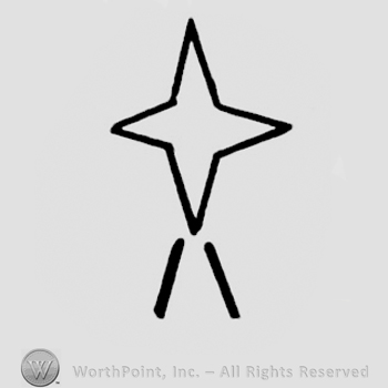 Stylized shooting star.