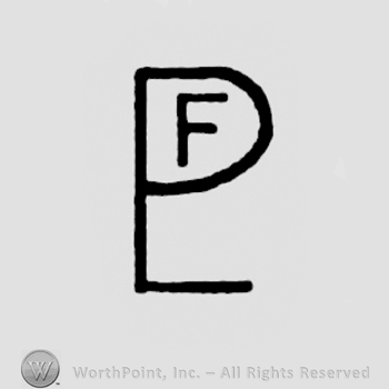 Uppercase PL and uppercase F inside letter P.