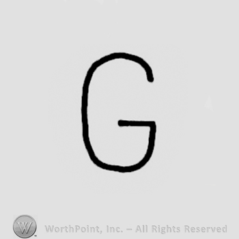 Uppercase G.
