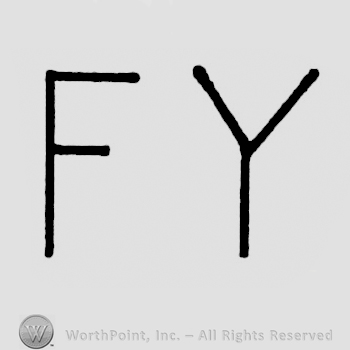 Uppercase FY.