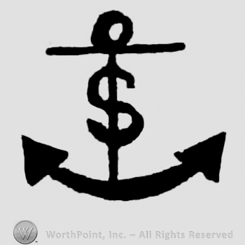 Anchor with letter S behind.