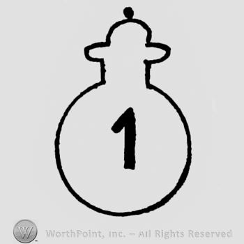 A bomb with number 1 written inside.