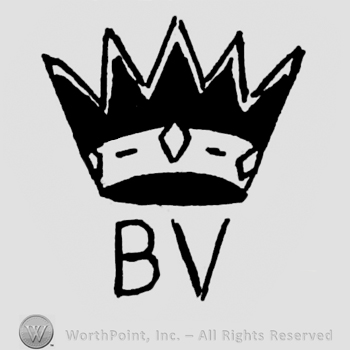 Crown with capital letters BV written under it