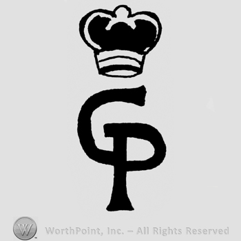 Acrown with letters C P written bellow.