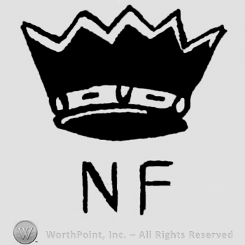 Initials N and F with a crown on top.