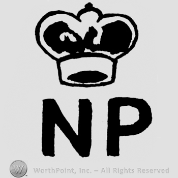 Initials N and p with a crown on top.