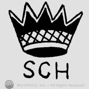 Initials S,C,H and a crown on top.