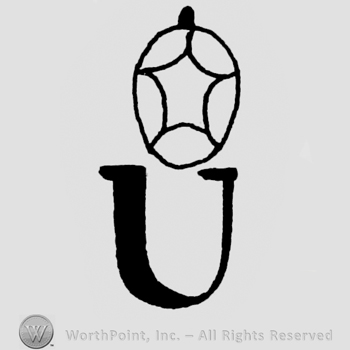Letter U and a circle enclosing a star on top.