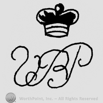 Initials B and P with a crown on top.