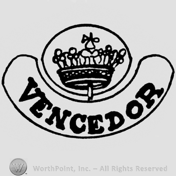 Crown and VENCEDOR written bellow.