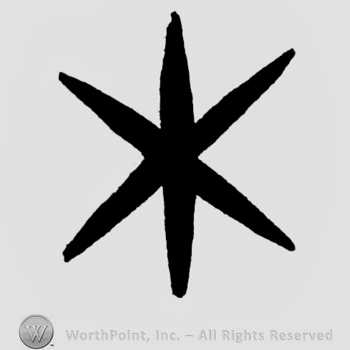 Black asterisk.
