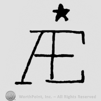 A and E written with a star on top.