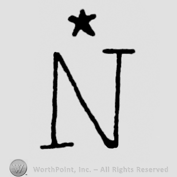 Capital N with a star on top.