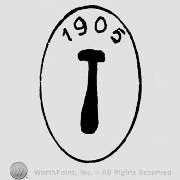 Hammer in a oval;1905 written on top.