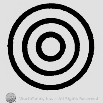 Three circles;each one inside of another.