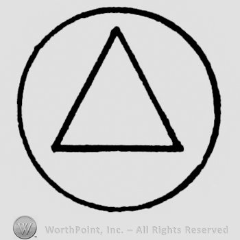 Circle enclosing a triangle.