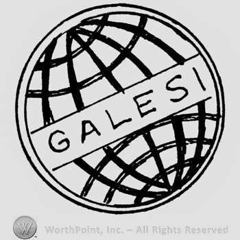 Double circle enclosing GALESI written on diagonal.