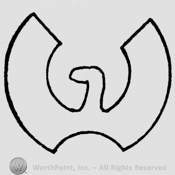 Eagle shape with opened wings.