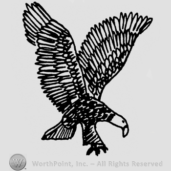 Flying eagle.