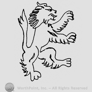 Lion turned to the right.