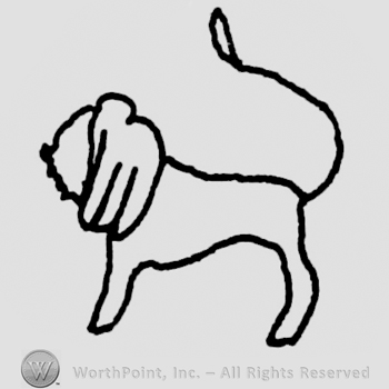 Shape of a lion.
