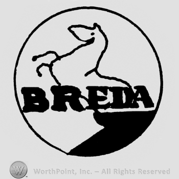 Rised horse in circle.