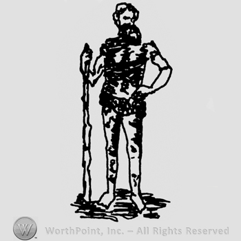 A man with a staff.