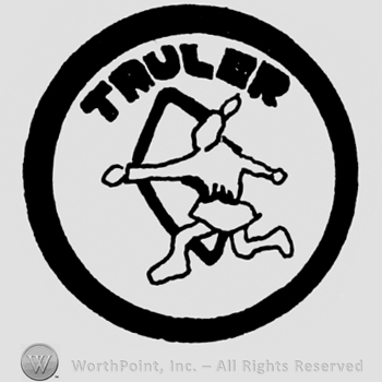 Circle enclosing an archer and TRULER written above.