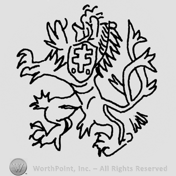 Lion with a shield on.
