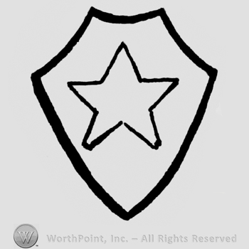 Shieldd with star.
