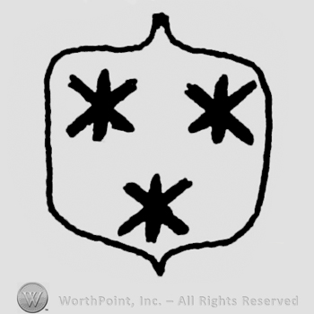 Shield with three stars on.