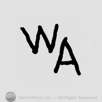Uppercase letters WA.