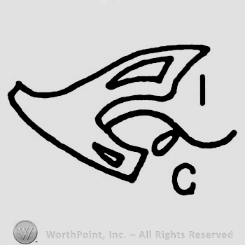 Design with initials IC incorporated in it.