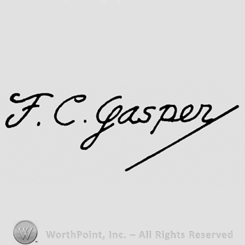 The name F.C. Gasper handwritten.