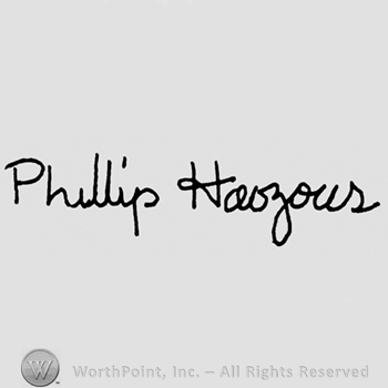 The name Phillip Haozous handwritten.