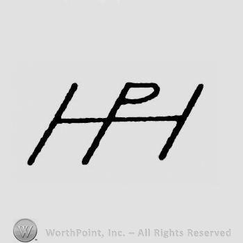 Letters HPH in monogram.